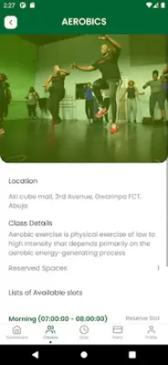 EcoFitness android App screenshot 2